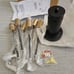 Modern Sputnik Chandeliers,6 Light Ceiling Light Fixture,Black and Gold Semi Flu