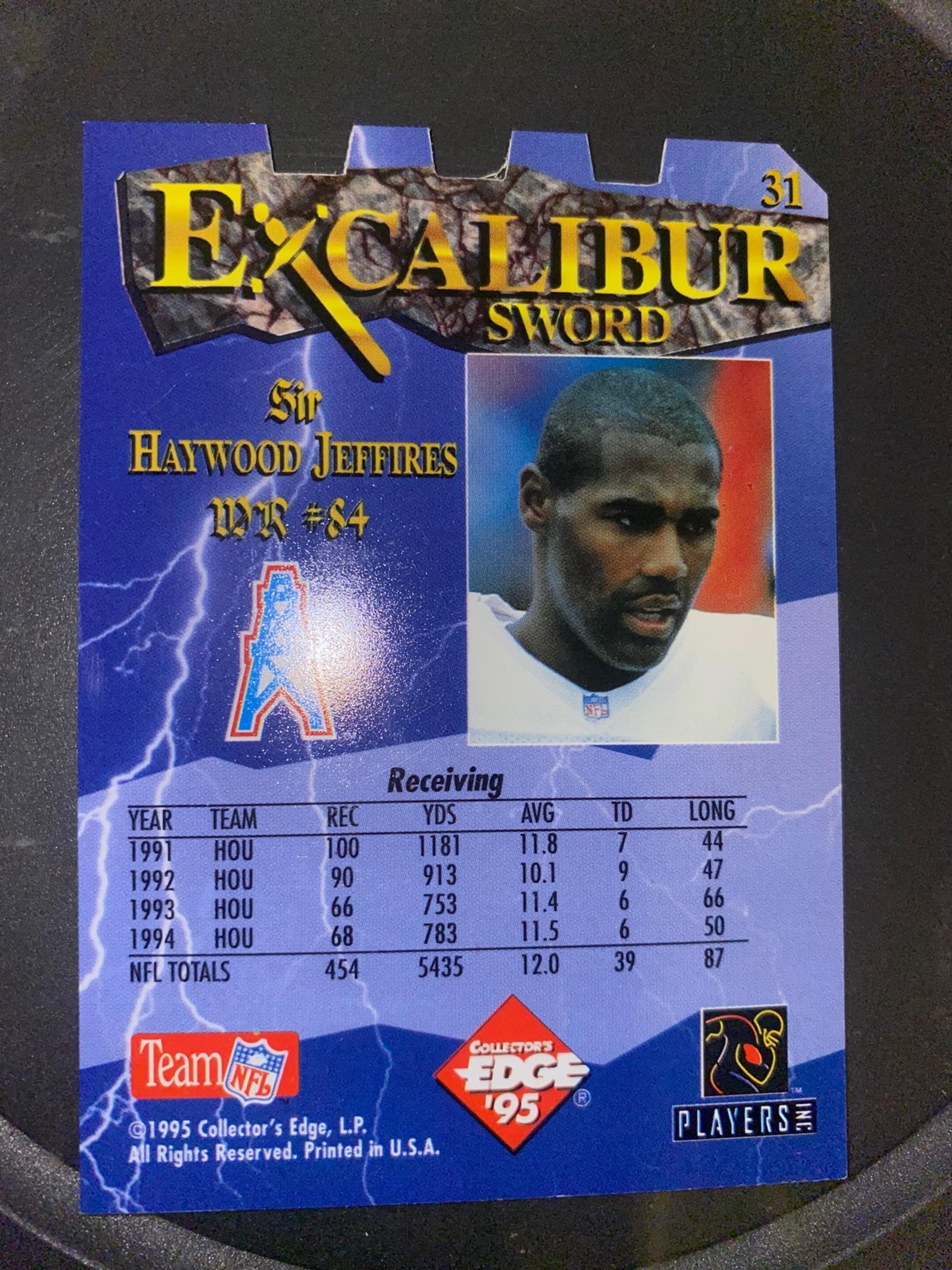 1995 collectors edge team nfl
