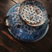 Blue and white enamelware