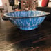 Blue and white enamelware