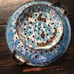Blue and white enamelware