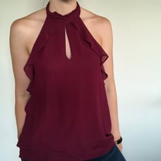 Halter Ruffle Top
