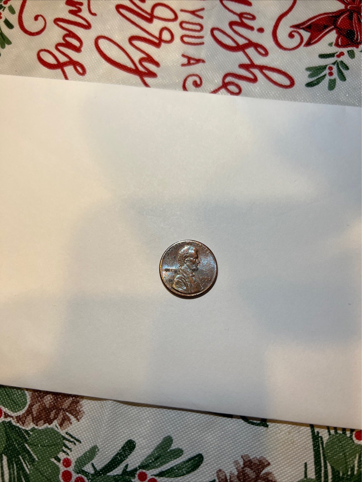 1992 Penny AM Close No Mint Mark