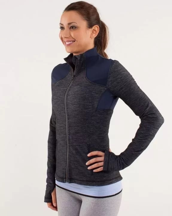 LULULEMON Forme Full Zip Jacket - Size 2 - Denim Inkwell Blue - *RARE FIND*
