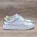 Cole Haan GrandPro Rally Women's Sz 10B Silver Leather Slip-On Sneakers (W19511)