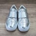 Cole Haan GrandPro Rally Women's Sz 10B Silver Leather Slip-On Sneakers (W19511)