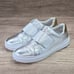 Cole Haan GrandPro Rally Women's Sz 10B Silver Leather Slip-On Sneakers (W19511)