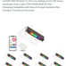 CLOUDY BAY lighting 8 pack 12 Volts 4 Inch 2W Smart Hardscape Paver Light,2K,RGB
