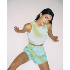 Nwt 69 Weworewhat X Revolve Flare Bell Shorts Tie Dye Size 25