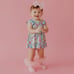 Posh Peanut Disney Princess capsleeve ruffled bodysuit dress 18-24 NIB