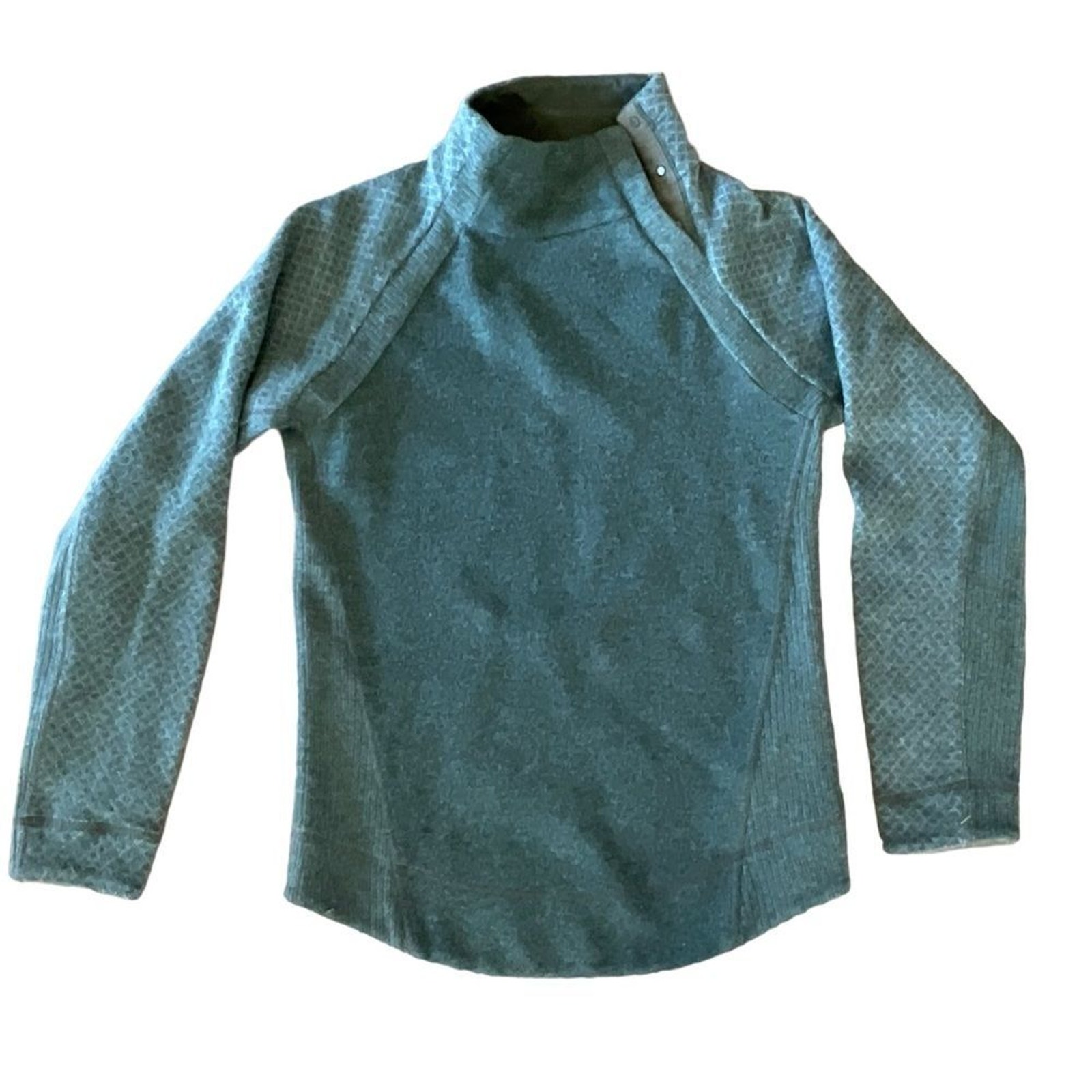 Prana Brandie Wool Blend Mock Neck Sweater Pullover