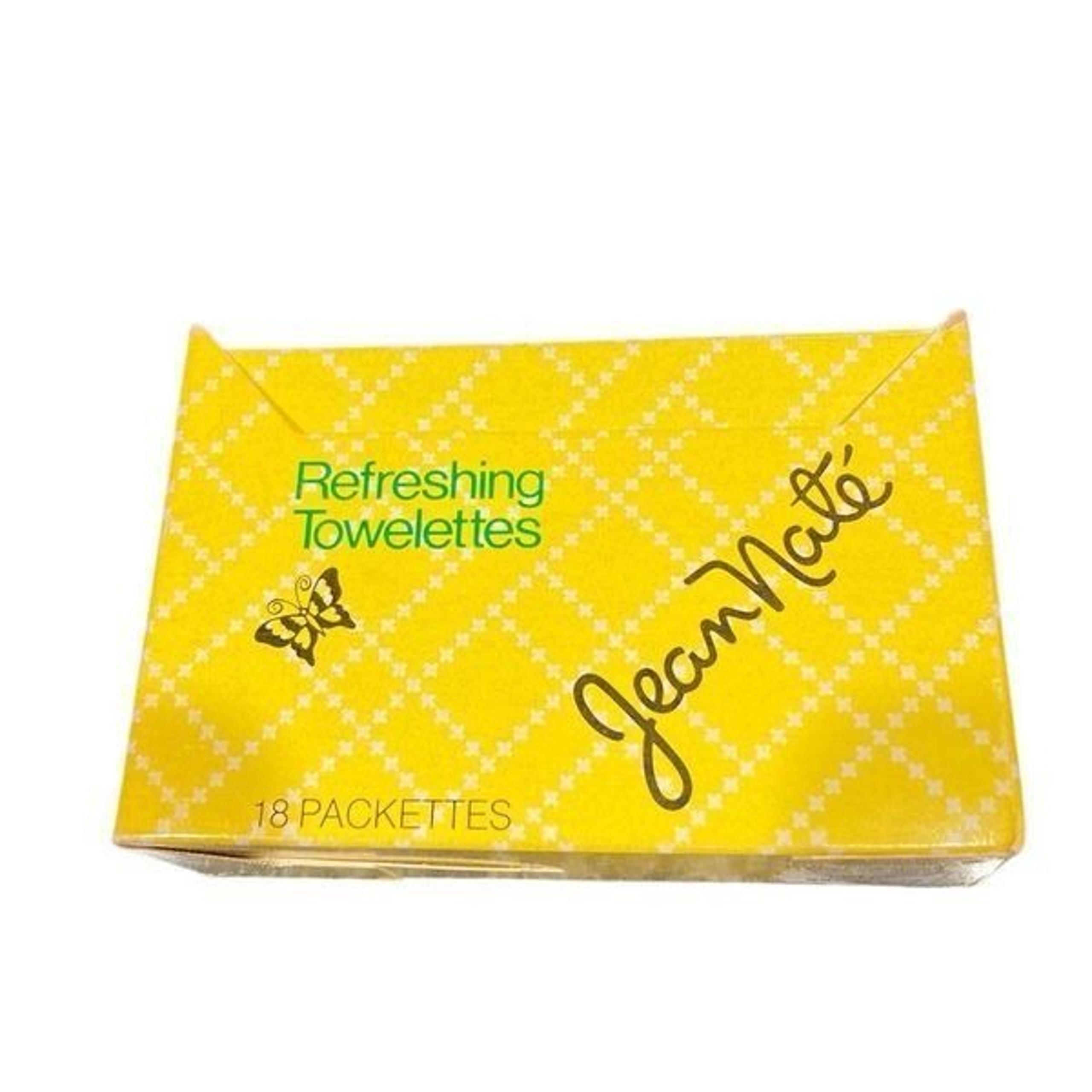 Jean Naté Refreshing Perfume Towelettes 18 Count Vintage Y2K 90s New /Deadstock