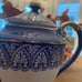 Bombay Tile Tea Coffee Pot 11.75” Blue and White