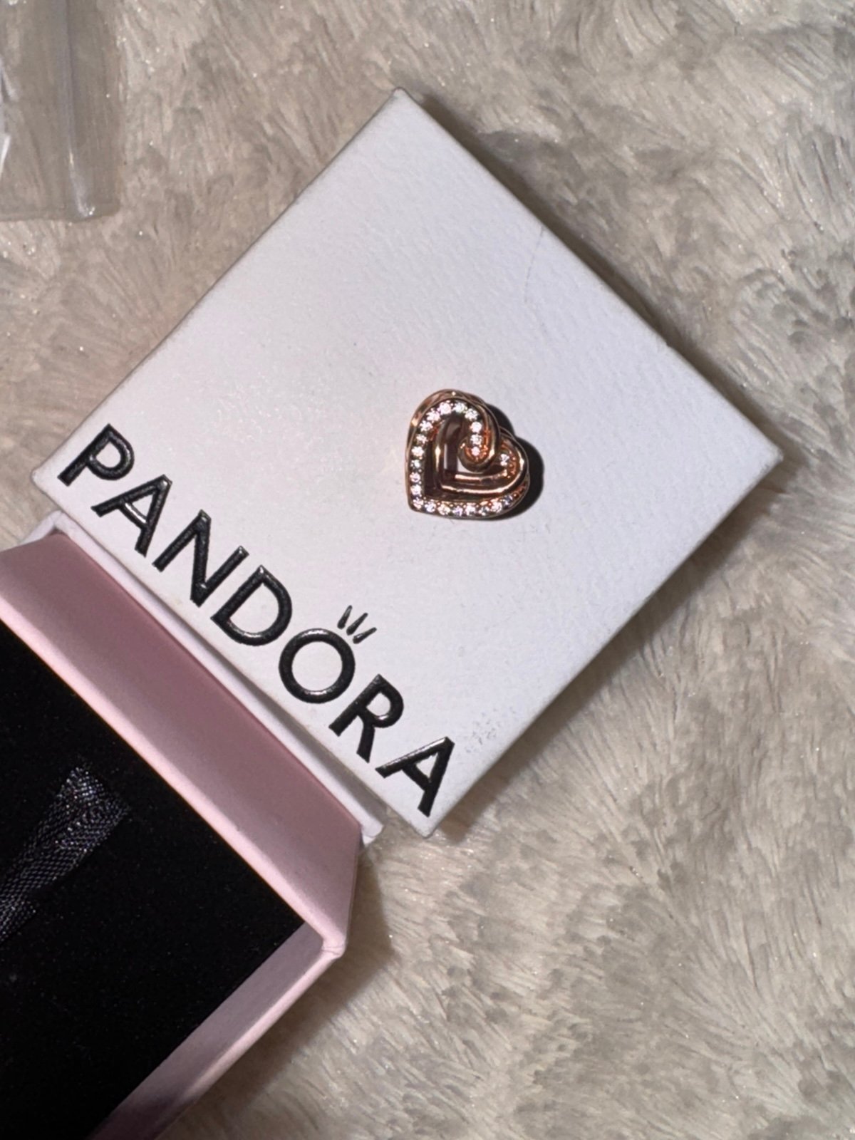 Sparkling Entwined Hearts Charm from Pandora