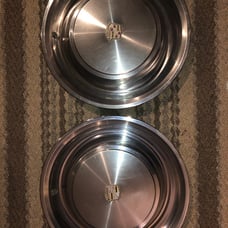 1973 CADILLAC HUB CAP WHEEL COVERS(2) Antique VINTAGE AUTOMOTIVE COVERS