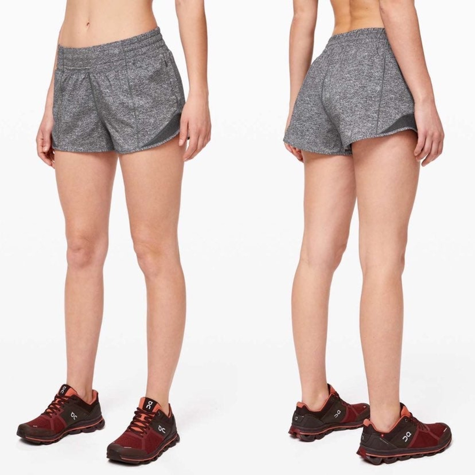 NWT Lululemon Hotty Hot HR Shorts 2.5 Sz 14 MBHL/HBLK