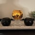 DW Home Goodies Halloween Orange and Black Disco Candles - Lot of 3!