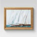 Threshold x Studio McGee Sailboats Canvas Framed Art