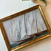 Threshold x Studio McGee Sailboats Canvas Framed Art