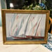 Threshold x Studio McGee Sailboats Canvas Framed Art