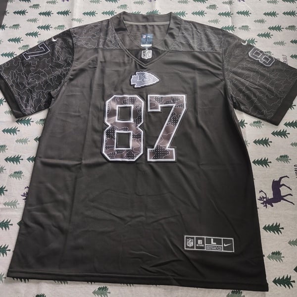 Men's Kansas City Chiefs Travis Kelce Nike Black Jersey