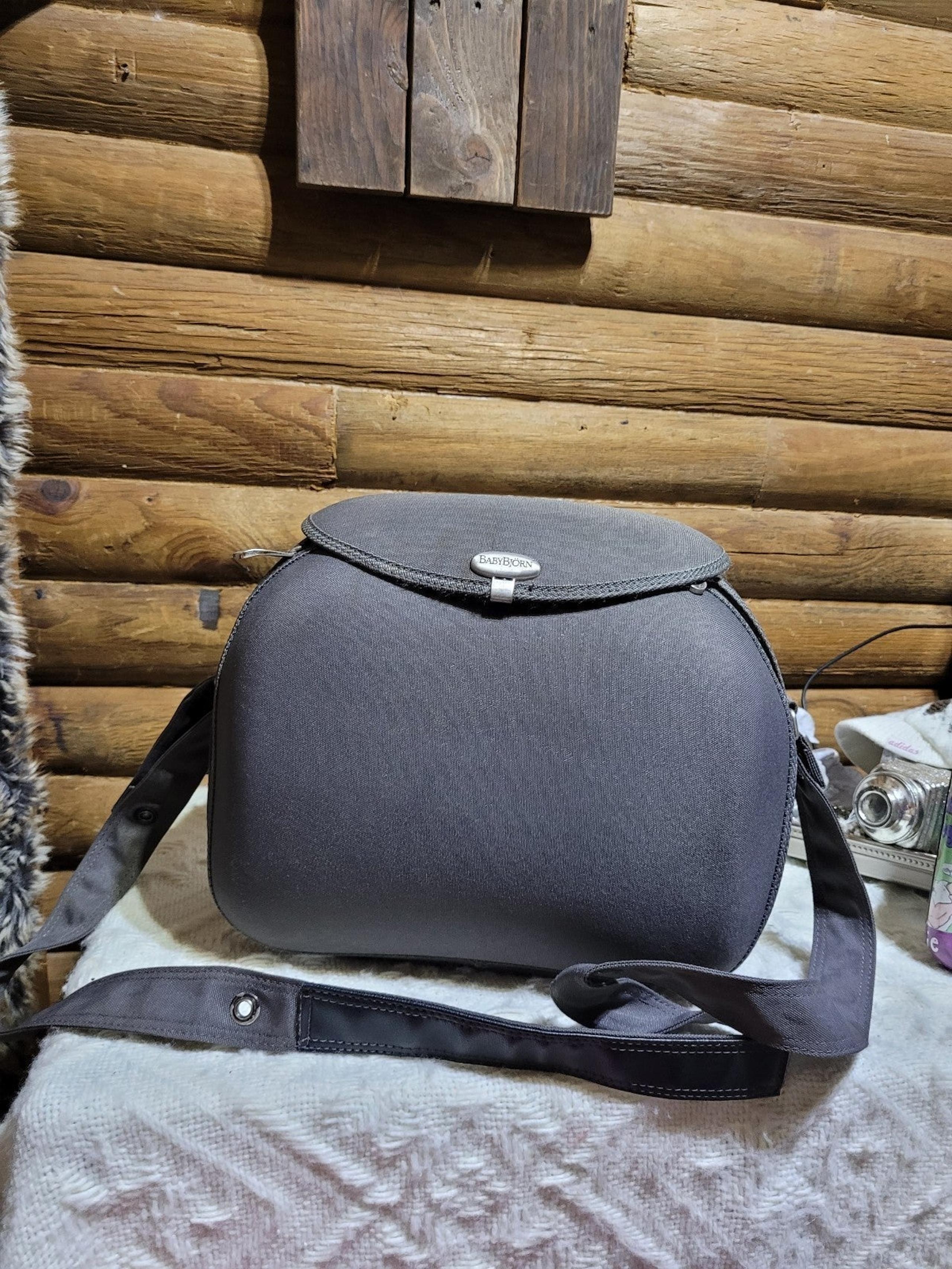 Baby Bjorn Hard Clam Shell Baby Diaper Travel Bag with Shoulder Strap