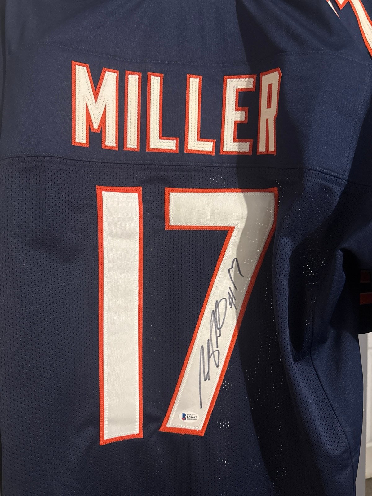 Anthony Miller Autographed Jersey