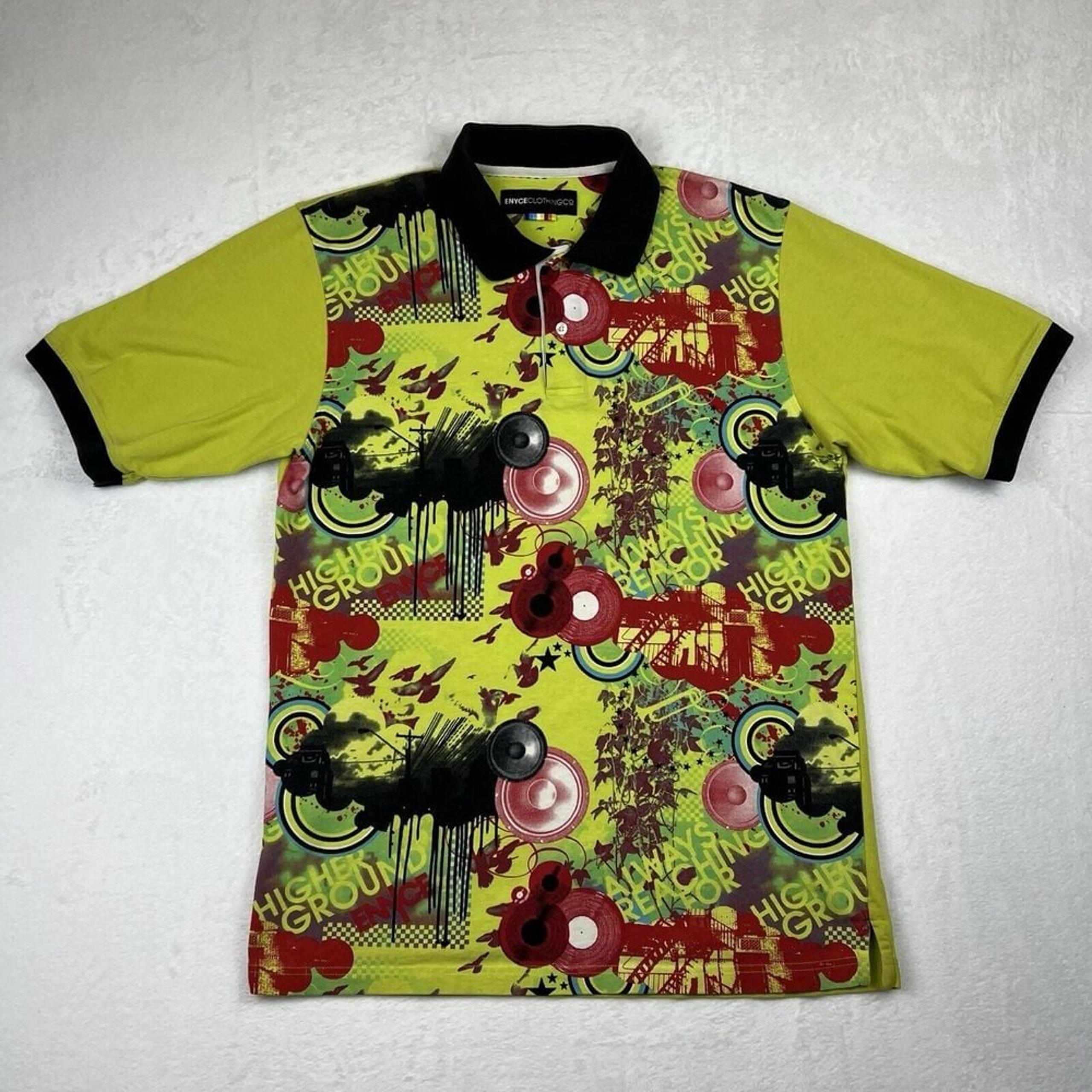 Enyce Hip Hop Polo Mens Large Y2K