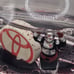 Toyota Fleet Aqua Mouse Wired Computer PS/2 Floating Driver & Toyota Sign. RARE