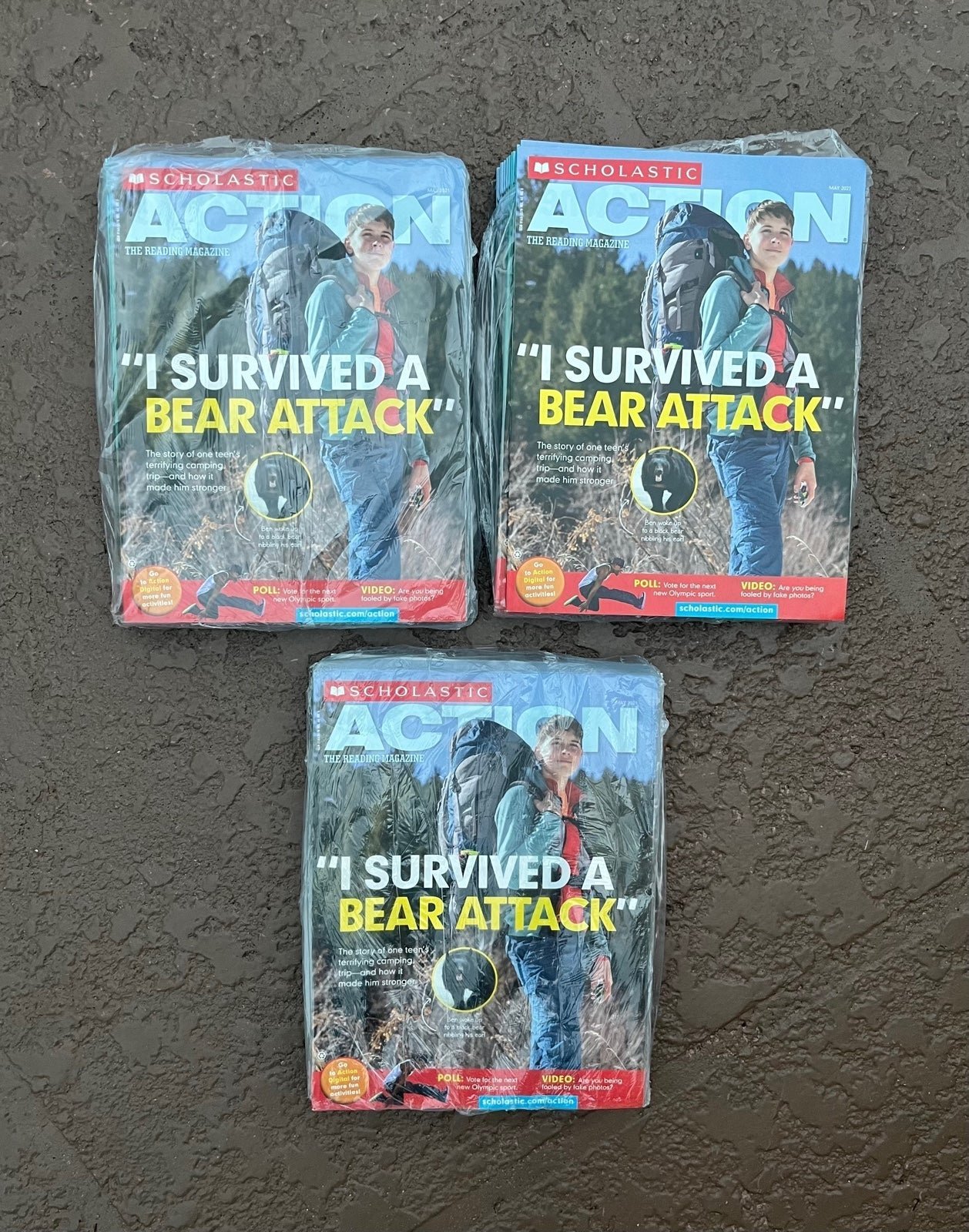 81 Brand new Scholastic Action Magazine, 2 teacher’s editions, & digital access