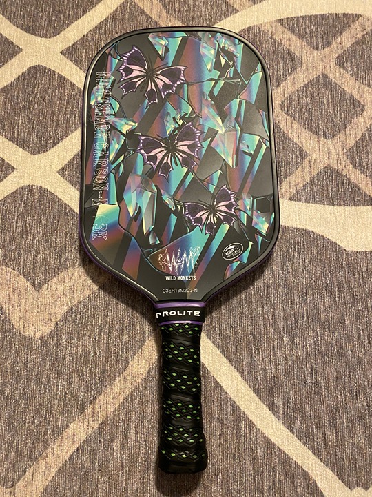 Wild Monkey Nightshade Carbon E-3K Pickleball Paddle