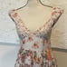 Free People Love You Midi Dress Garden Floral Neutral Pockets Size S NWT