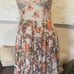 Free People Love You Midi Dress Garden Floral Neutral Pockets Size S NWT