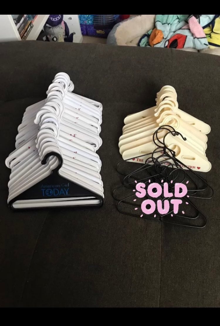 33 American Girl Clothing Hangers