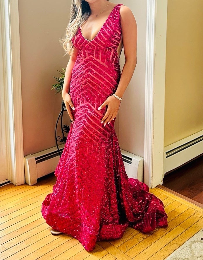 jovani 59762 embellished sexy low v prom dress