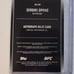 Serghei Spivac UFC Heavyweight Topps Midnight Autograph Patch Memorabilia Relic