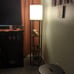 Floor Lamp with Shelves, Modern Shelf Lamp for Display Storage