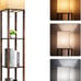 Floor Lamp with Shelves, Modern Shelf Lamp for Display Storage
