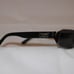 Prada Silver Rectangular Frame Black Lenses Sunglasses