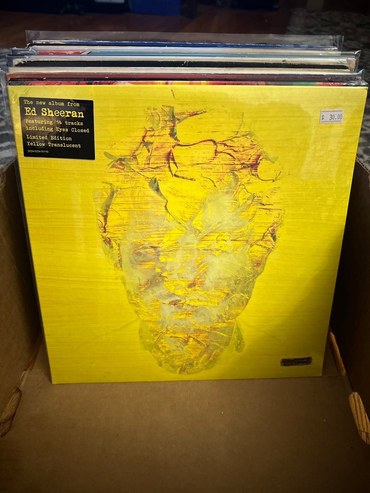 Ed Sheeran - Subtract - Sealed Translucent Yellow Vinyl Record (M/M)
