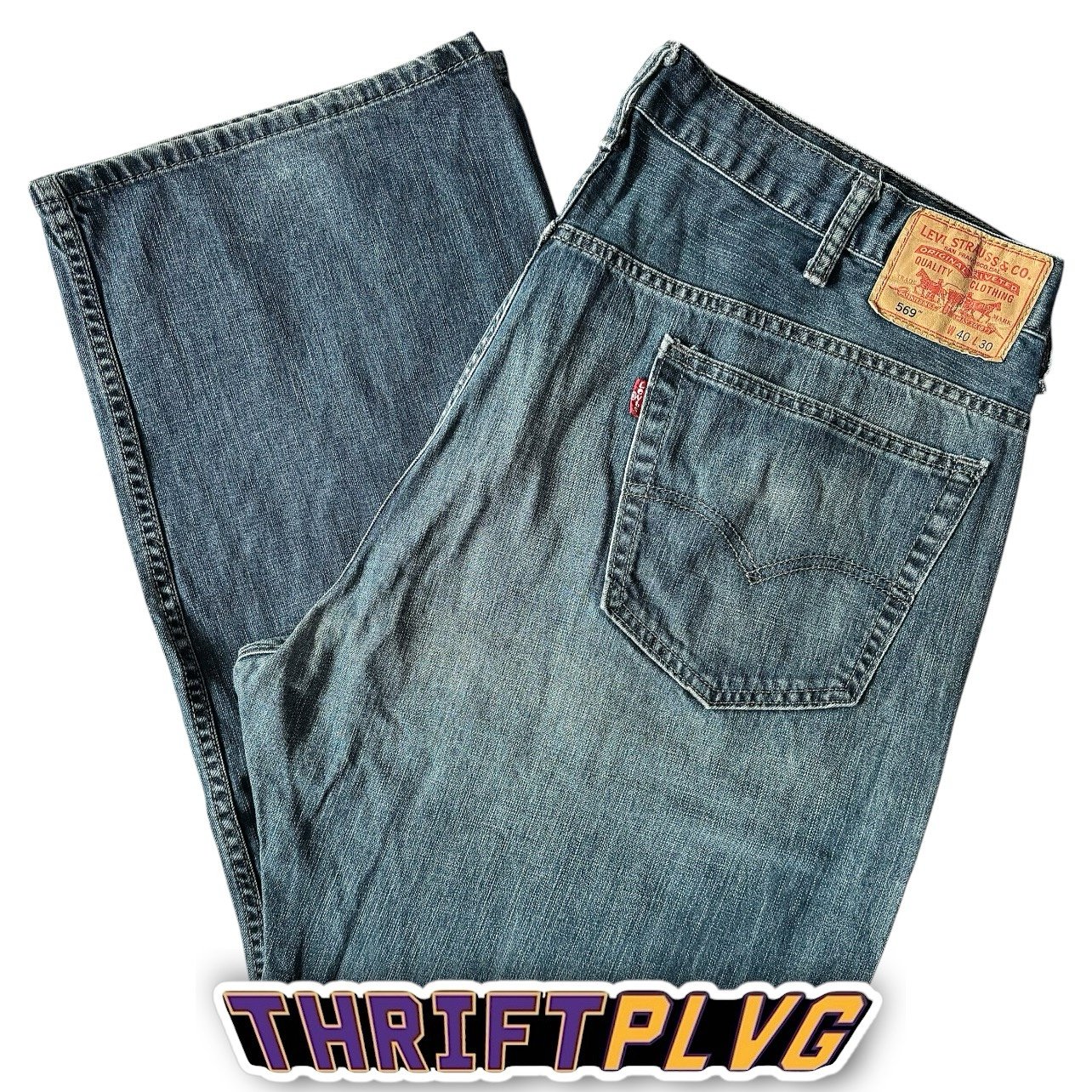 Y2K Levi’s Strauss & Co 569 Skater Grunge Baggy Wide Leg Jeans