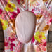 Hurley pink yellow tropical body swimsuit NWT Small