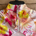 Hurley pink yellow tropical body swimsuit NWT Small