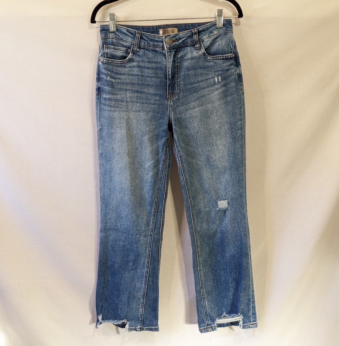Kut From the Kloth Kelsey Fab Ab Ankle Flare High Rise Jean Size 4