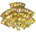 165 Pokémon Cards Gold Foil Pack Collectible Cards Charizard W/Full Art Rare New