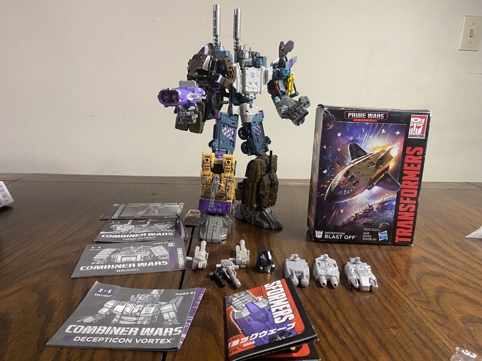Transformers Combiner Wars CW Bruticus United UW-07 Swindle LG-24 Shockwave Lot