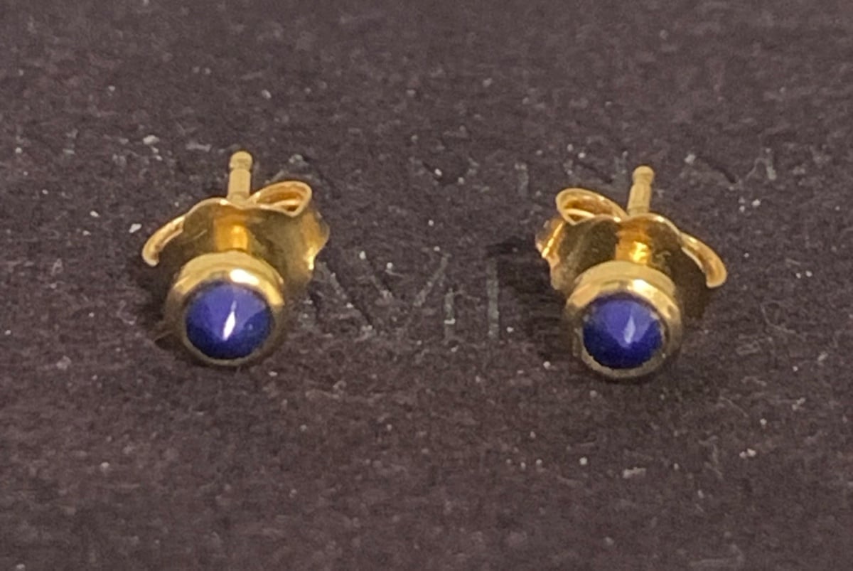 Monica Vinader Mini Gem Stud Earrings