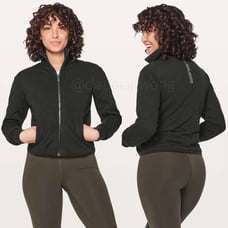 LULULEMON Forever Warm Quilted Reversible Puffer Jacket in Black