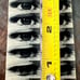 1960s Vari Vue Lenticular Moving Black and White Eyes Uncut sheet of 14 HTF