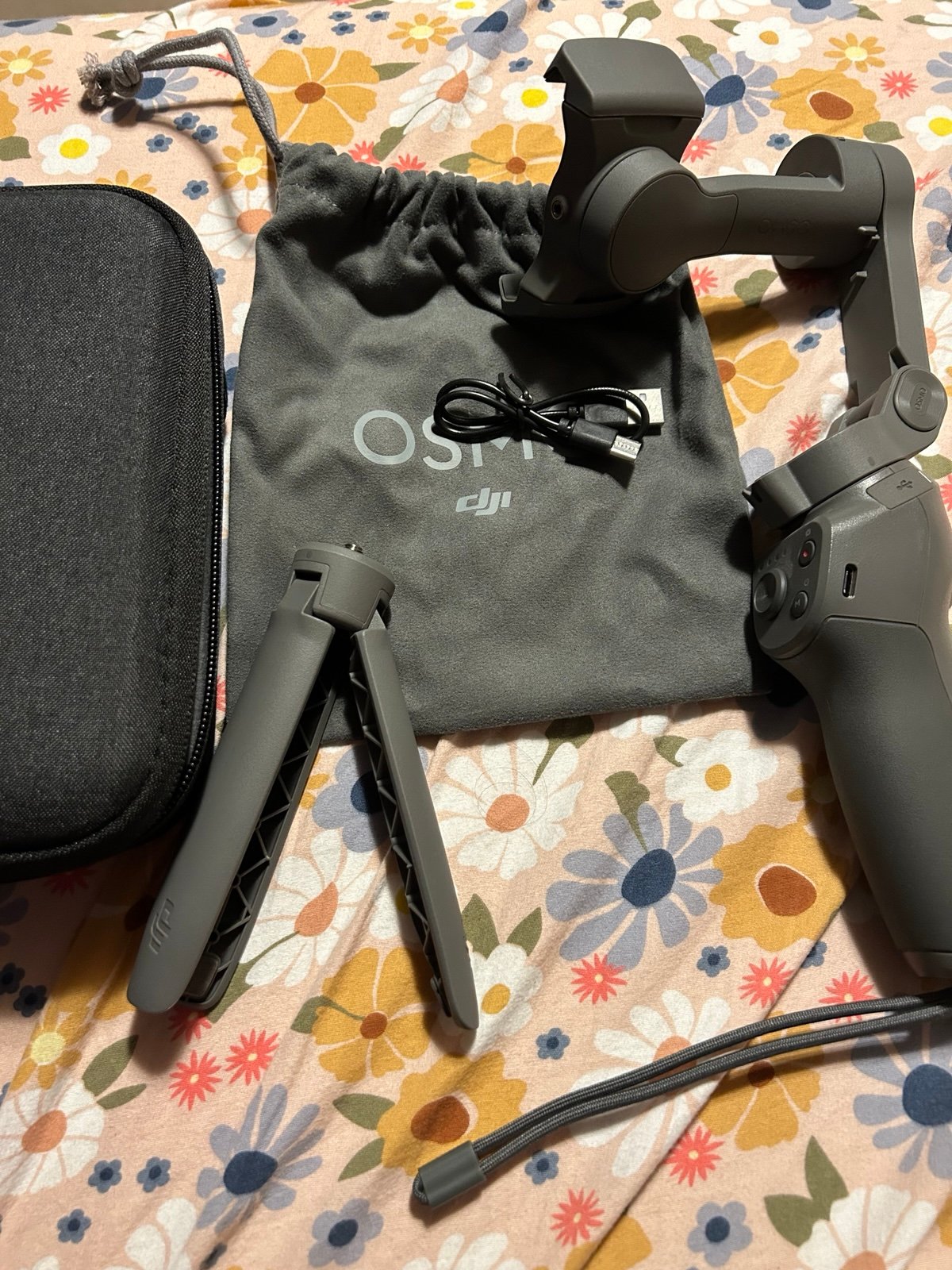 The DJI Osmo Mobile 3 Gimbal Stabilizer